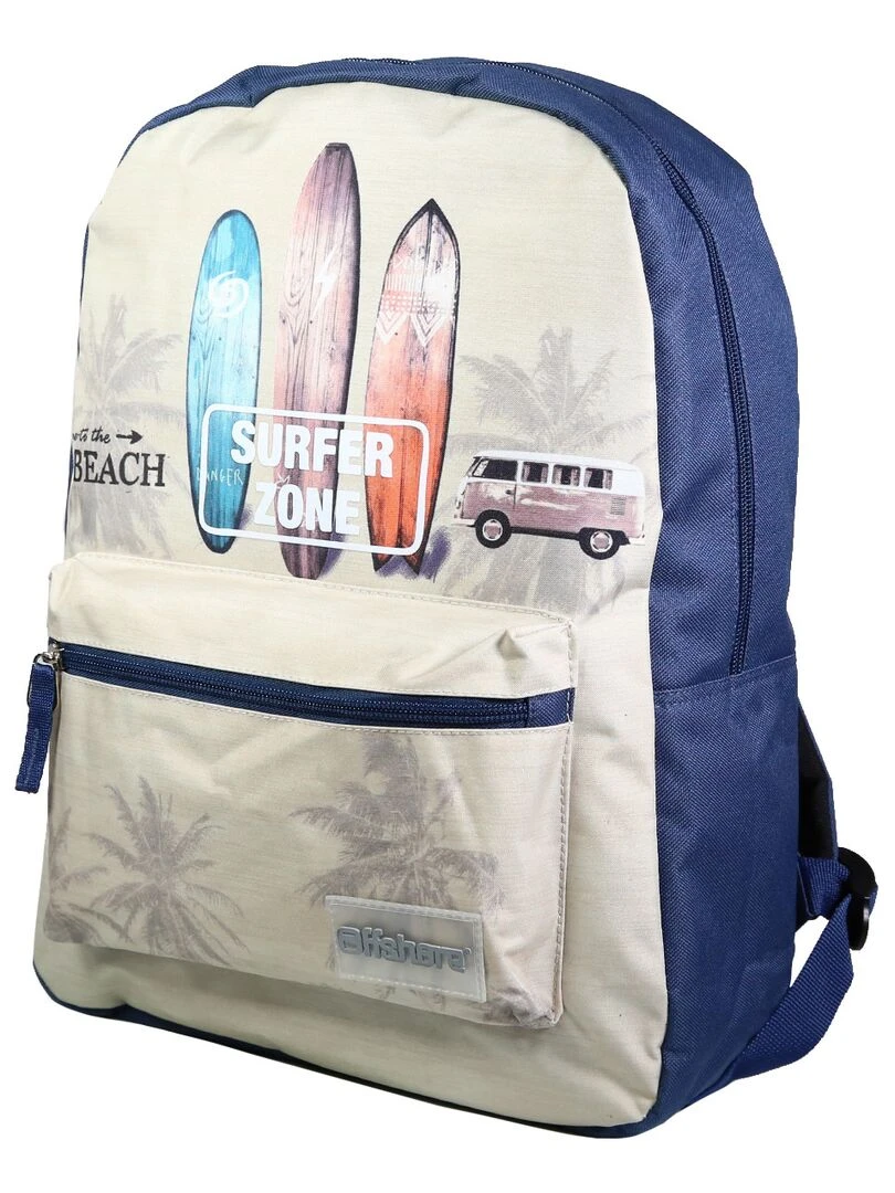 BAGTROTTER Sac à dos 1 compartiment Offshore Beige Van & Surf Beige