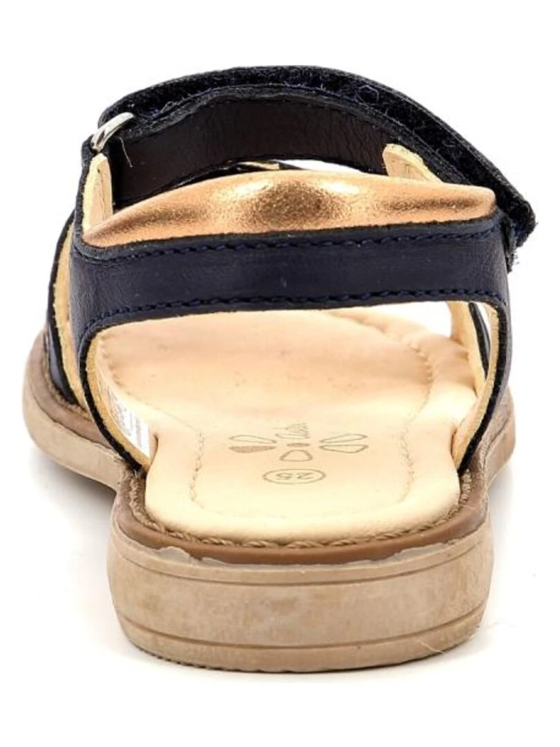 Sandales Cuir Tahety   Bleu marine