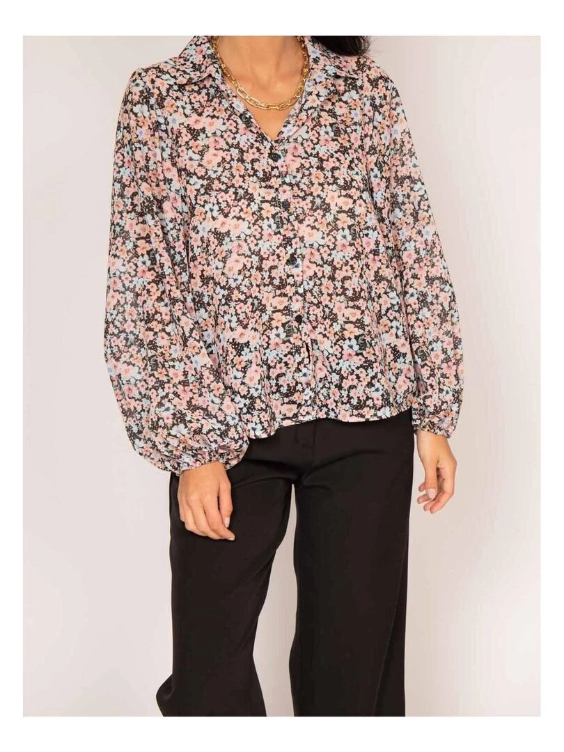 Chemise motifs ODREY   Noir