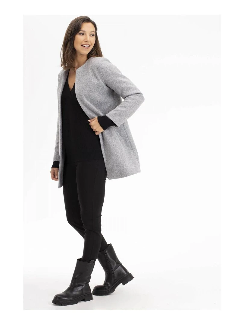 Manteau  ELIE   Gérard Pasquier   Gris clair