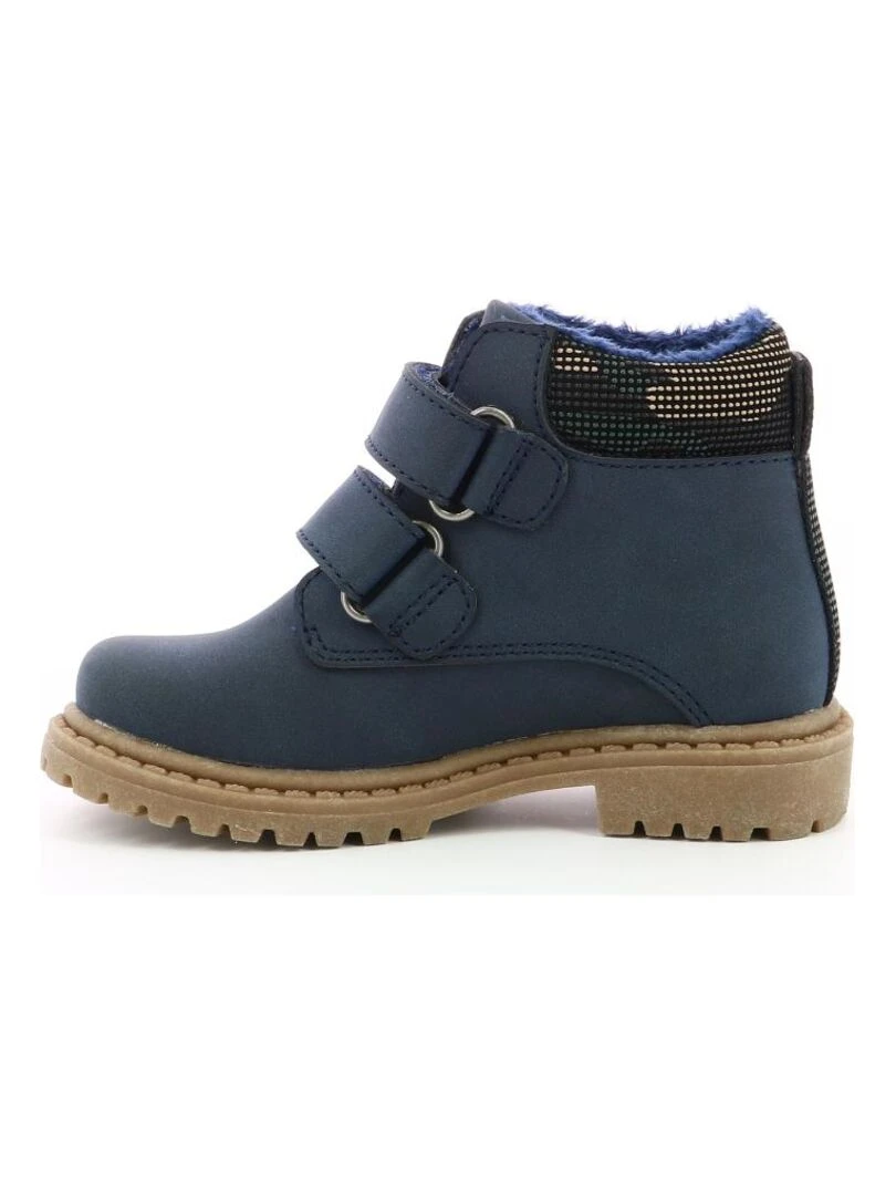 Bottillons Synthetique Tinao   Bleu marine