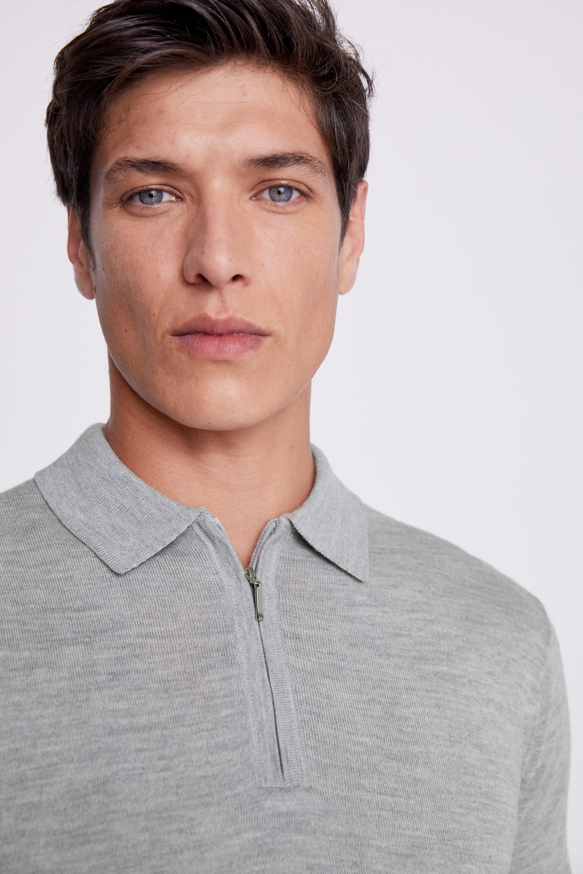 White Piqué Polo Shirt   Buy Online at Moss