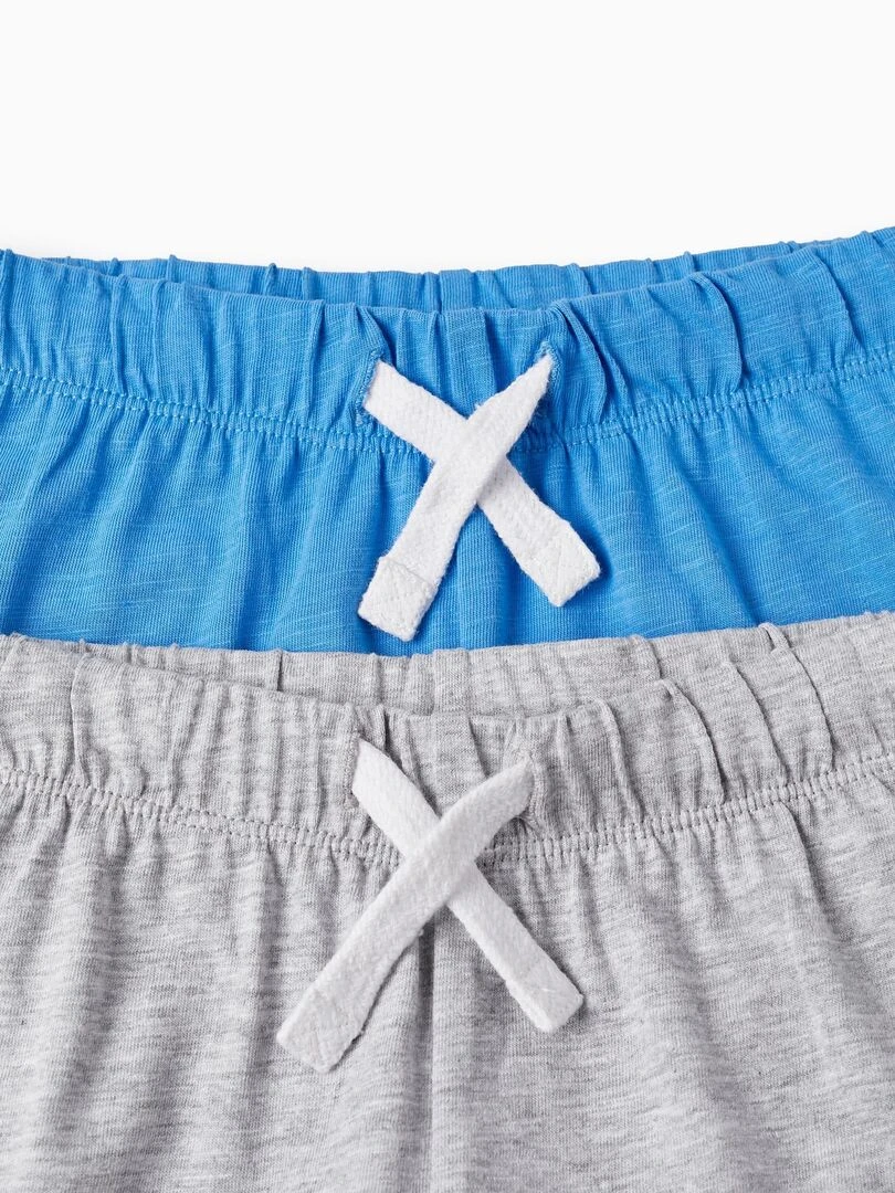2 Pantalon de Sport en Coton pour Bébé Garçon   Bleu foncé