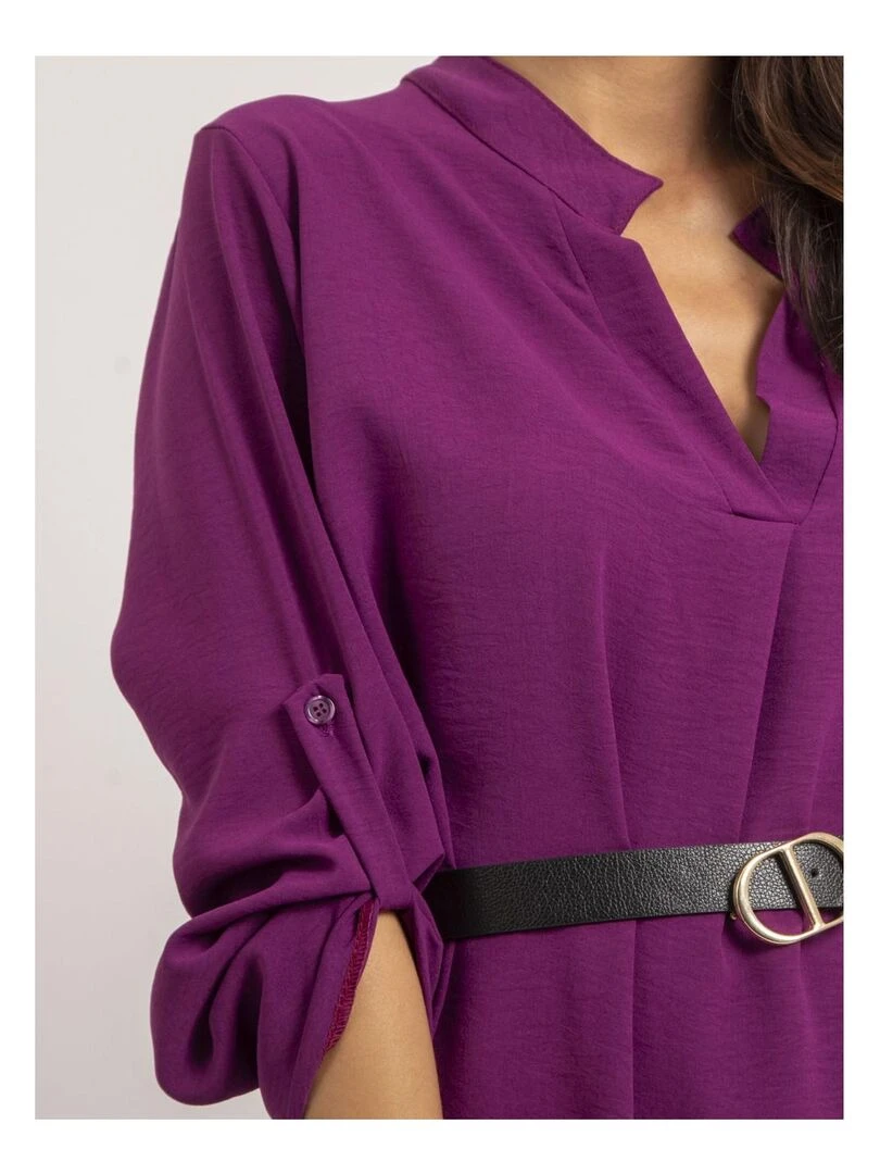 Robe courte ample INAAM   Violet