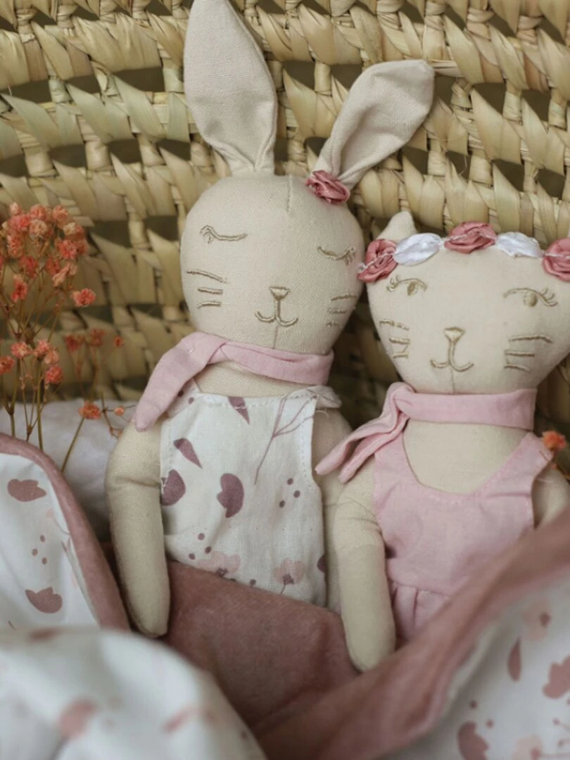 Poupée Souple Chat Rose (20 Cm)   N/A