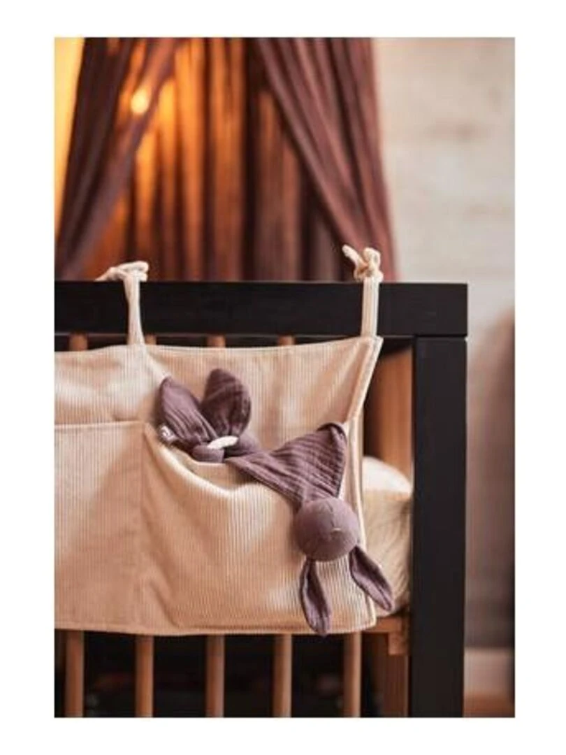 Attache Sucette Bunny Ears Châtaigne   Jollein   Marron