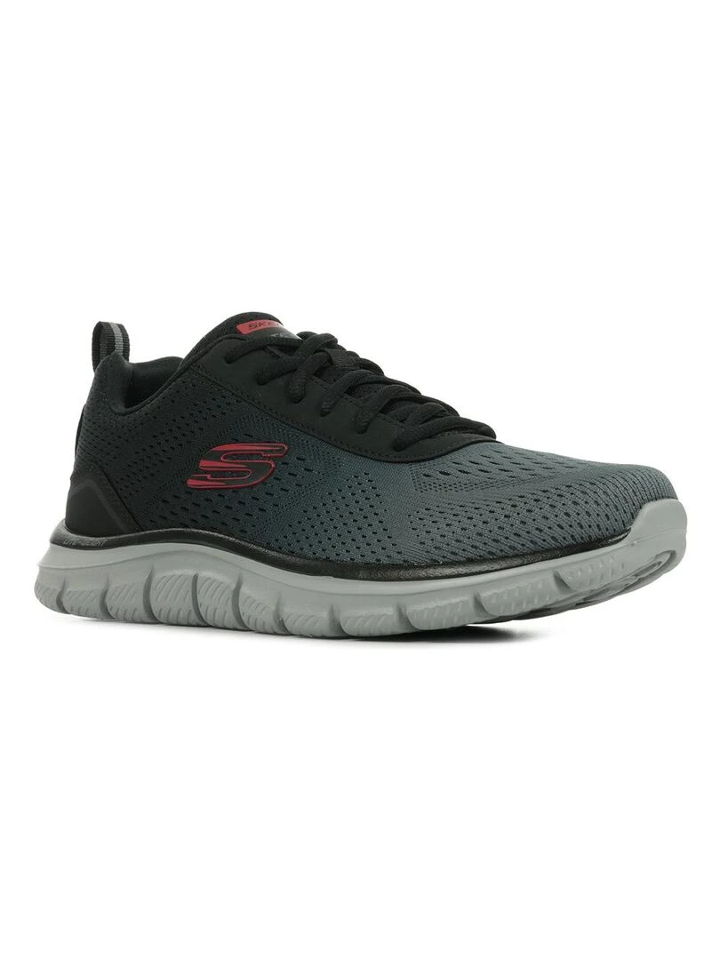 Baskets Skechers Track Ripkent Noir Gris anthracite