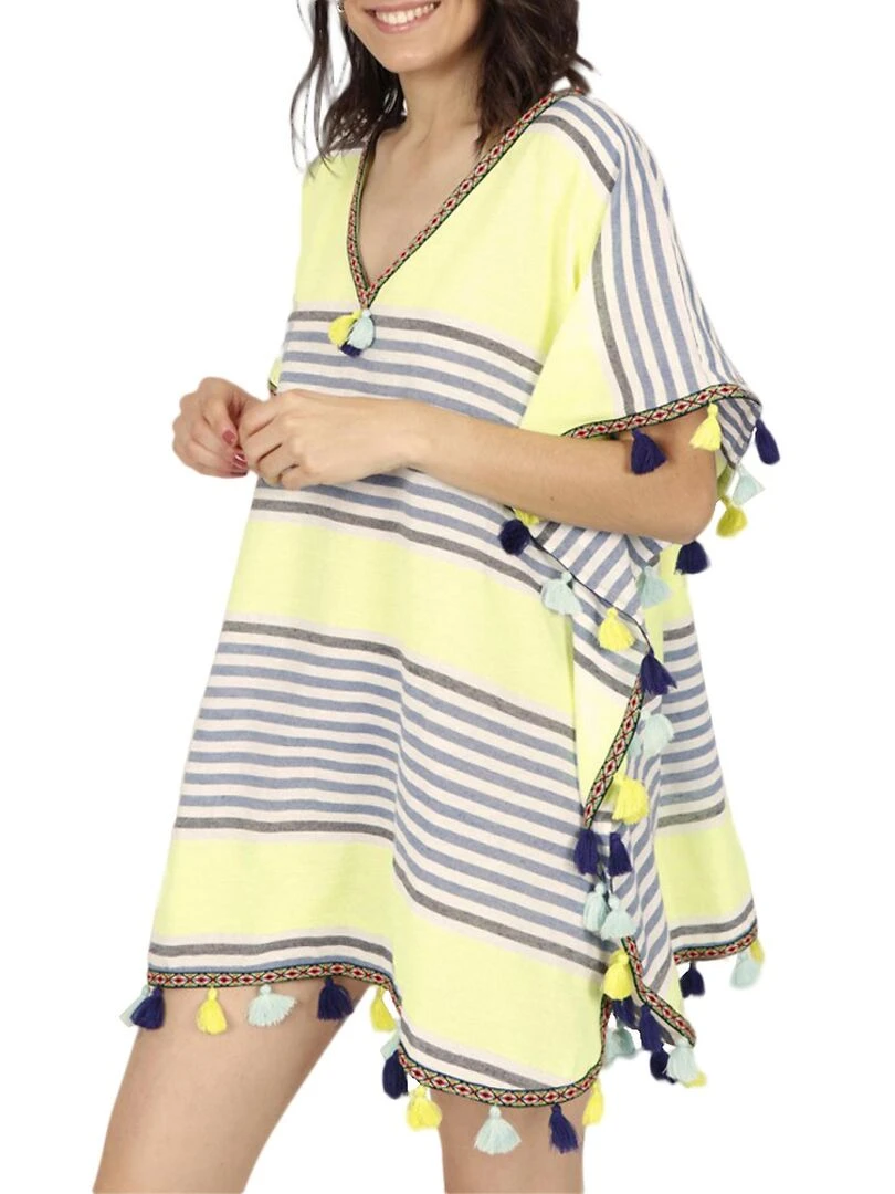 Caftan de plage Sun vert   Vert