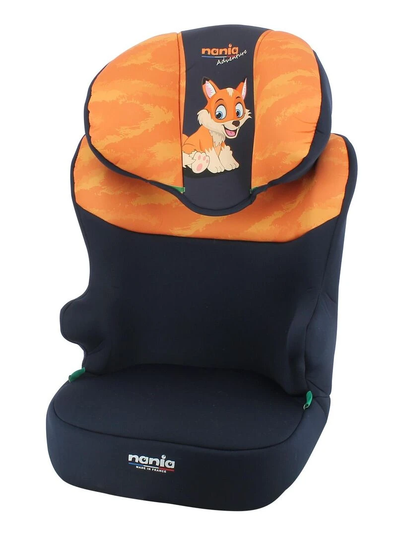 Nania – Siège auto ceinturé START I 106 140 cm R129 i Size – Fabrication Française Renard Orange