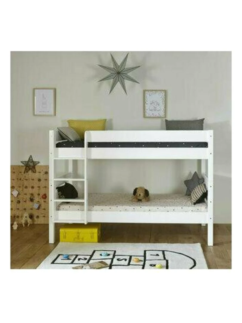Lit superposé Nubie   AKITEN RETAIL   Marron