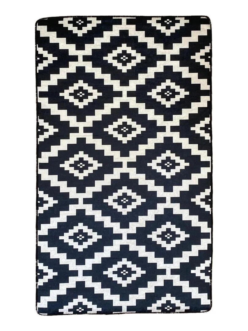 Tapis Scandinave Noir Blanc