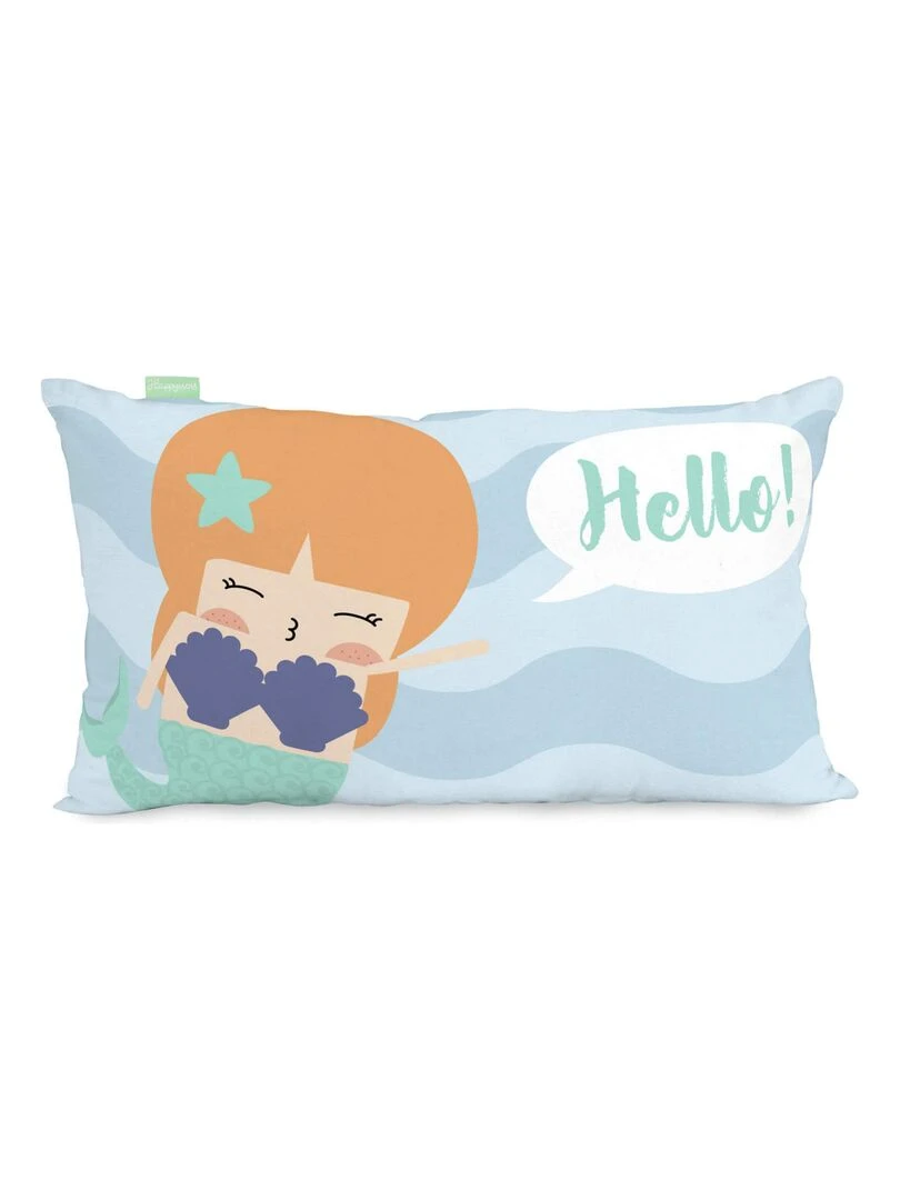 Housse de coussin Sailor "Happyfriday" Blanc