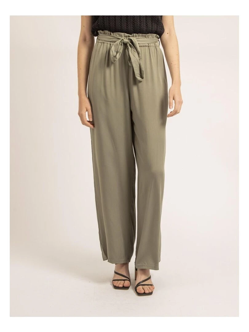 Pantalon fluide ESTEBIA Kaki