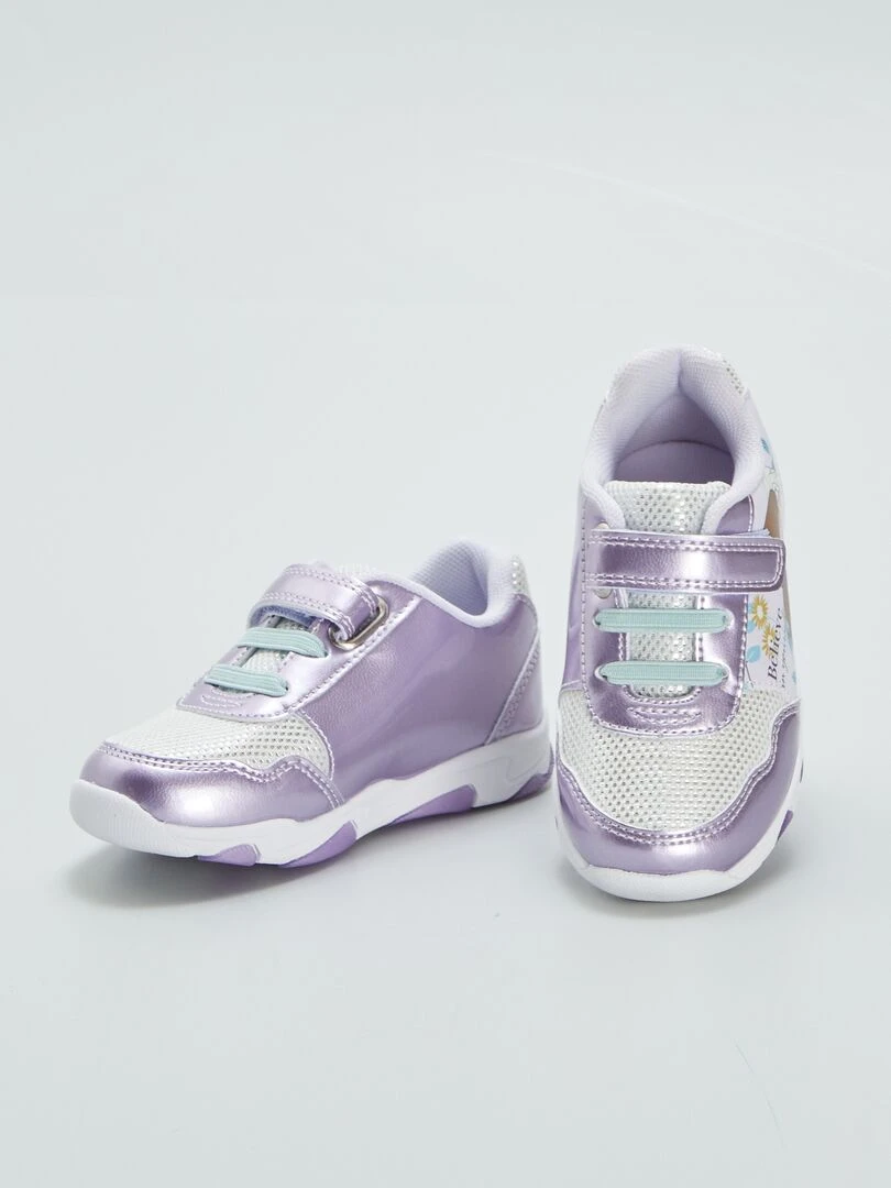 Baskets lumineuses 'La Reine des Neiges'   Violet