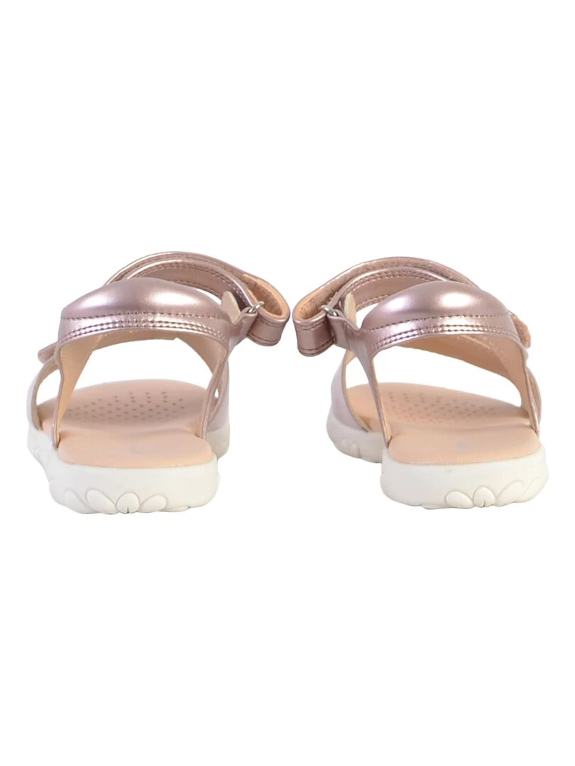 Sandale Cuir Enfant Geox Haiti   Rose clair