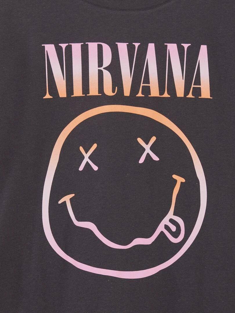 Chemise de nuit 'Nirvana' Noir