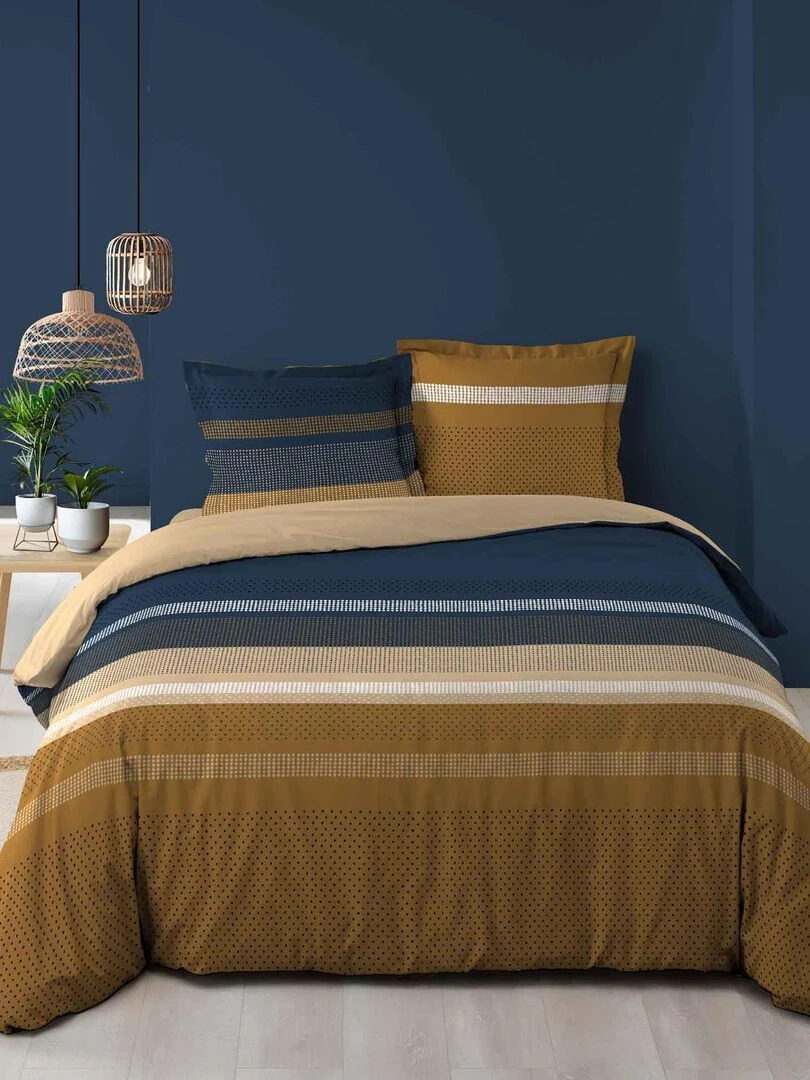 Parure Housse de couette + taie Collection Ethnique   Marron