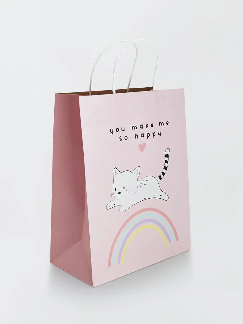 Pochette cadeau Rose