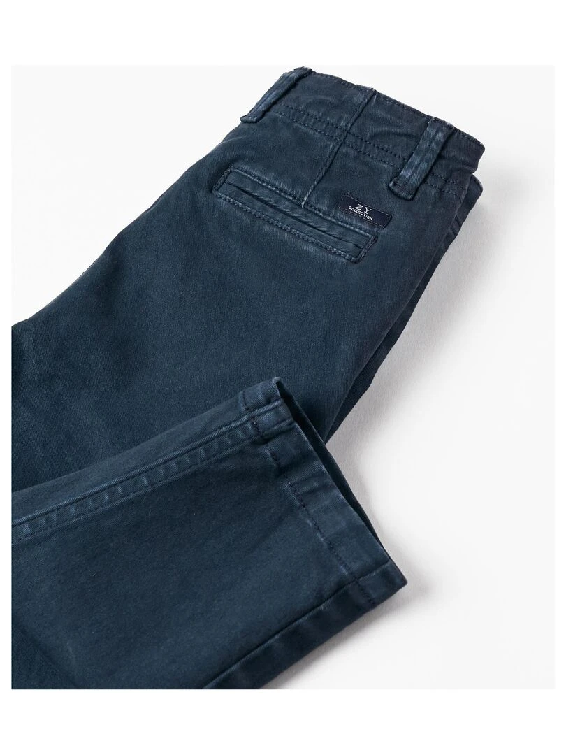 Pantalon Chino en Coton pour Bébé Garçon  BROTHERS&SISTERS   Bleu foncé