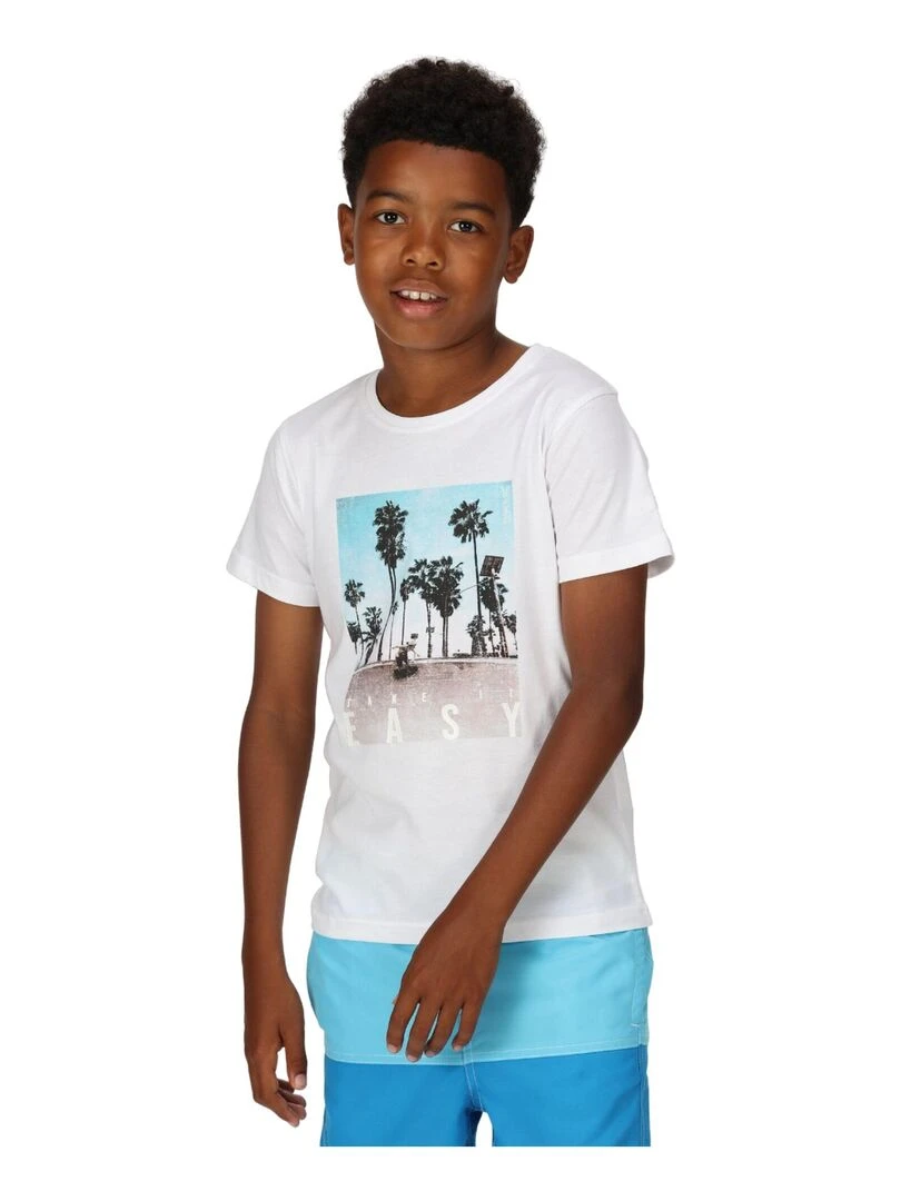 Regatta   T shirt BOSLEY   Blanc