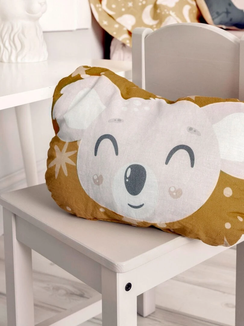 Coussin Baby koala "Happyfriday"   Blanc