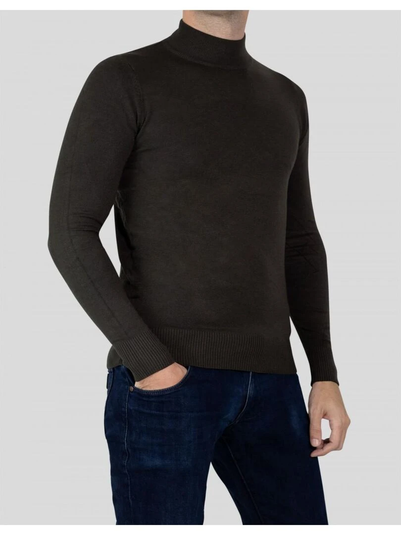 Pull manches longues Kebello Marron