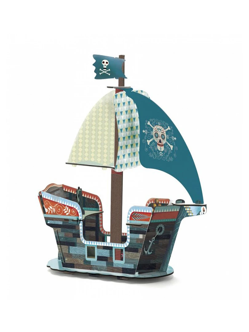Pop To Play Bateau Pirate A Assembler N/A