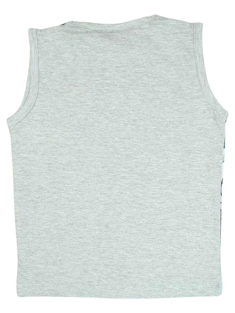 Disney T shirt garçon imprimé Naruto en coton Gris