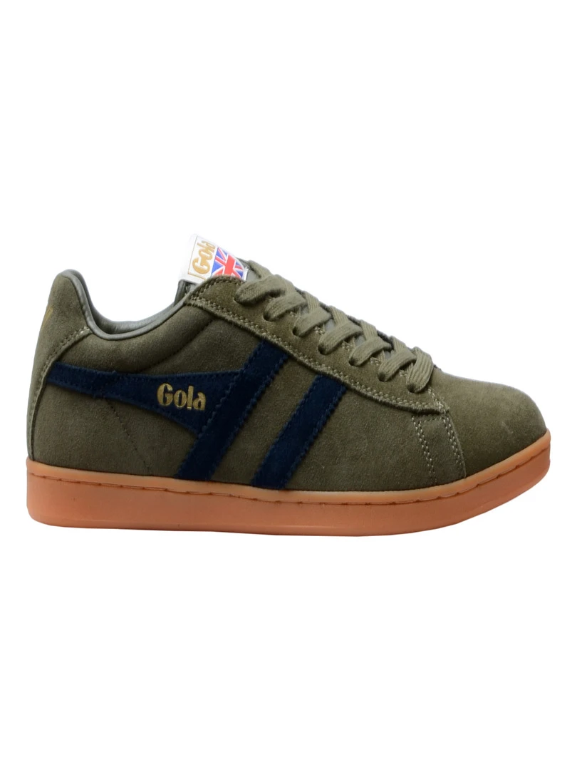 Basket Gola Equipe Suede Vert