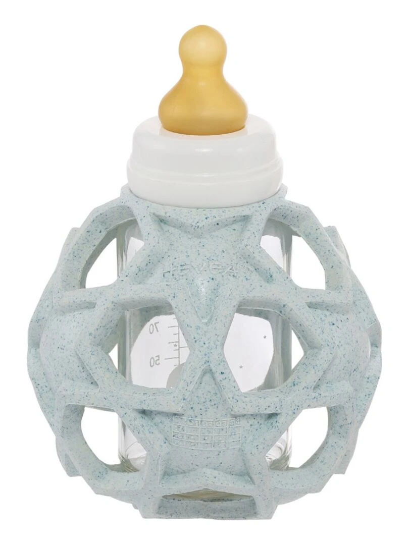 Biberon en verre 2 en 1 Star Ball 120ml Blue Bleu