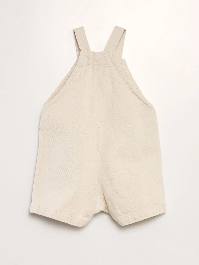 Ensemble T shirt + salopette   2 pièces   Neutre