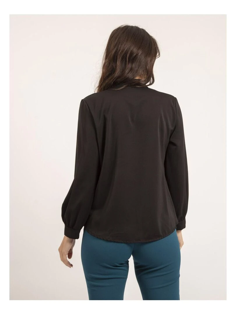 Blouse plissée OANA Noir