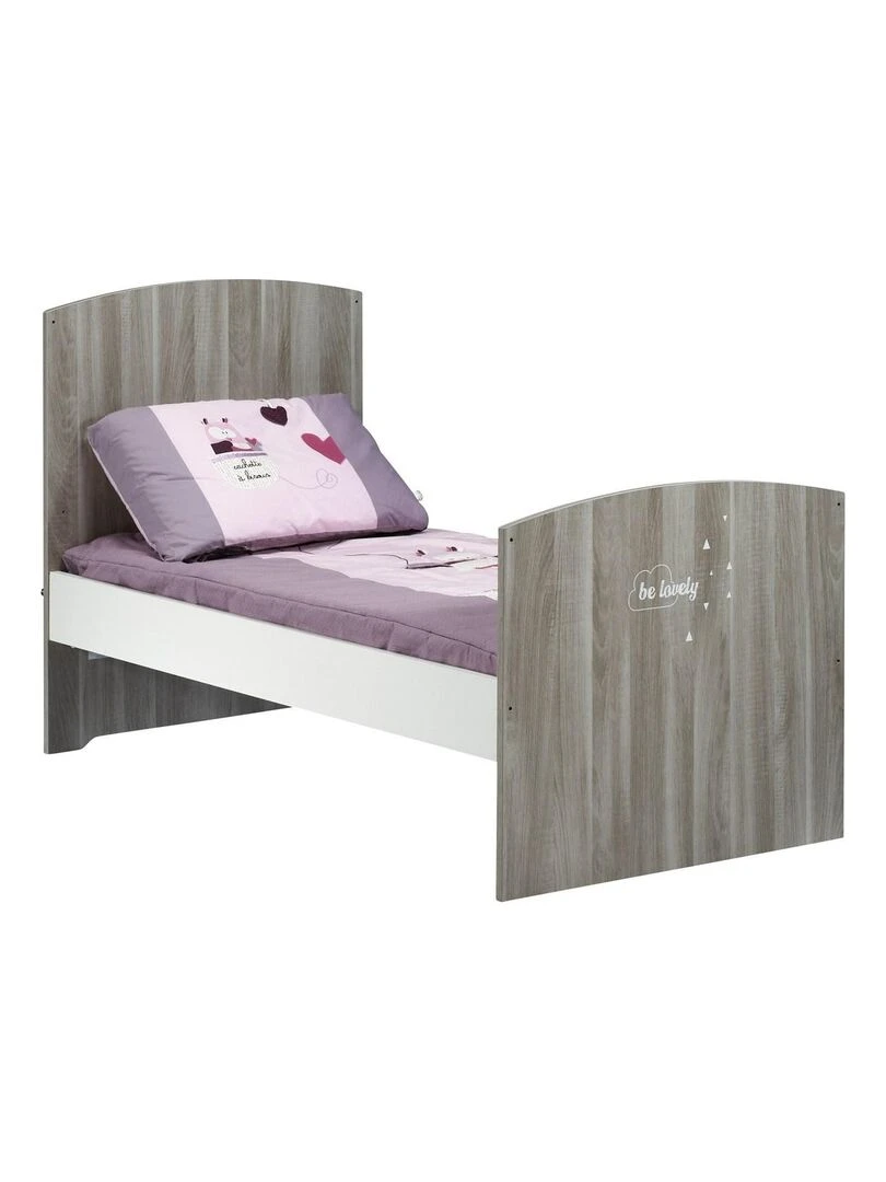 Lit évolutif SMILE   BABYPRICE   Gris