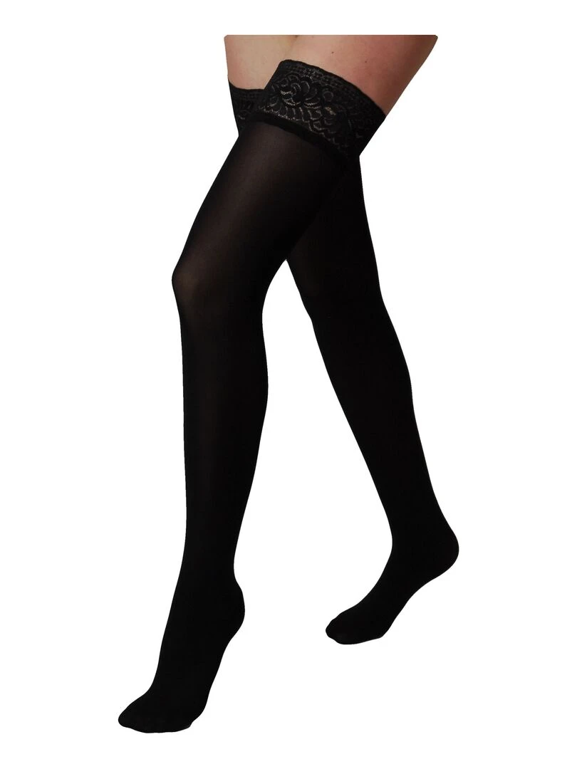 Iride 50den opaque Stay Up 3D Noir