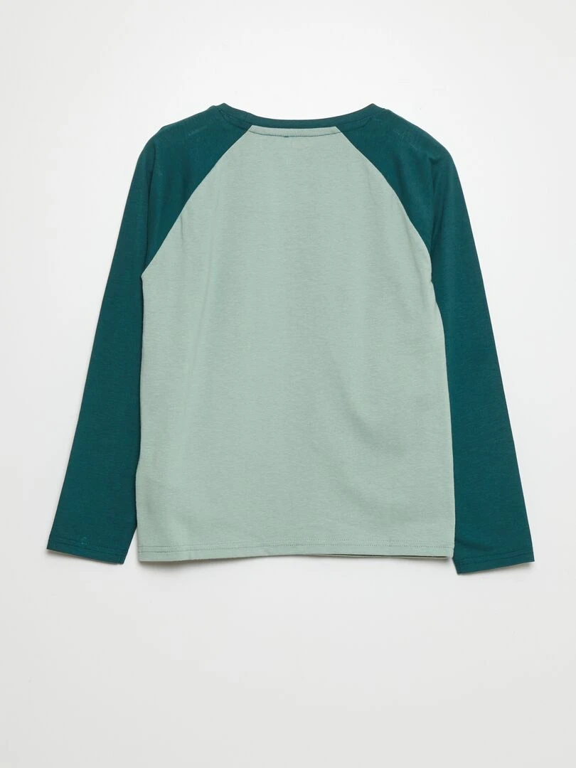 T shirt manches longues 'séoul'   Vert