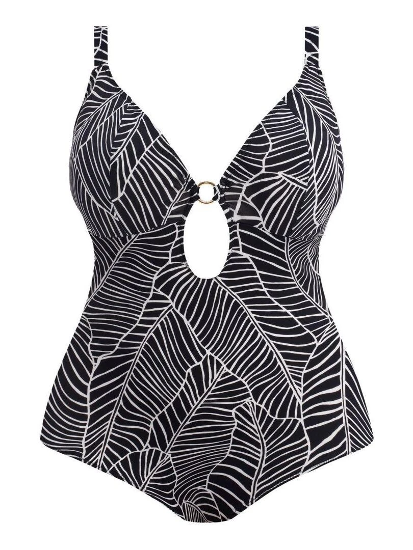Maillot 1 pièce sans armatures Kata Beach   Noir