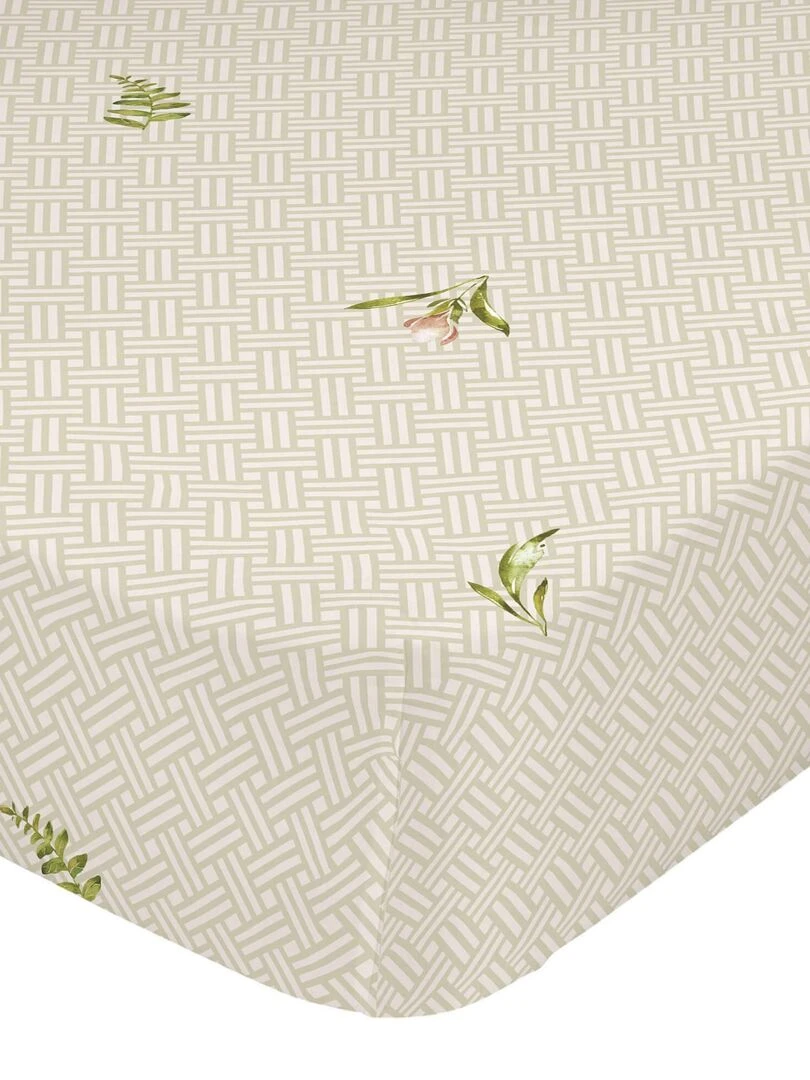 Drap housse Monterosso "Happyfriday" Blanc