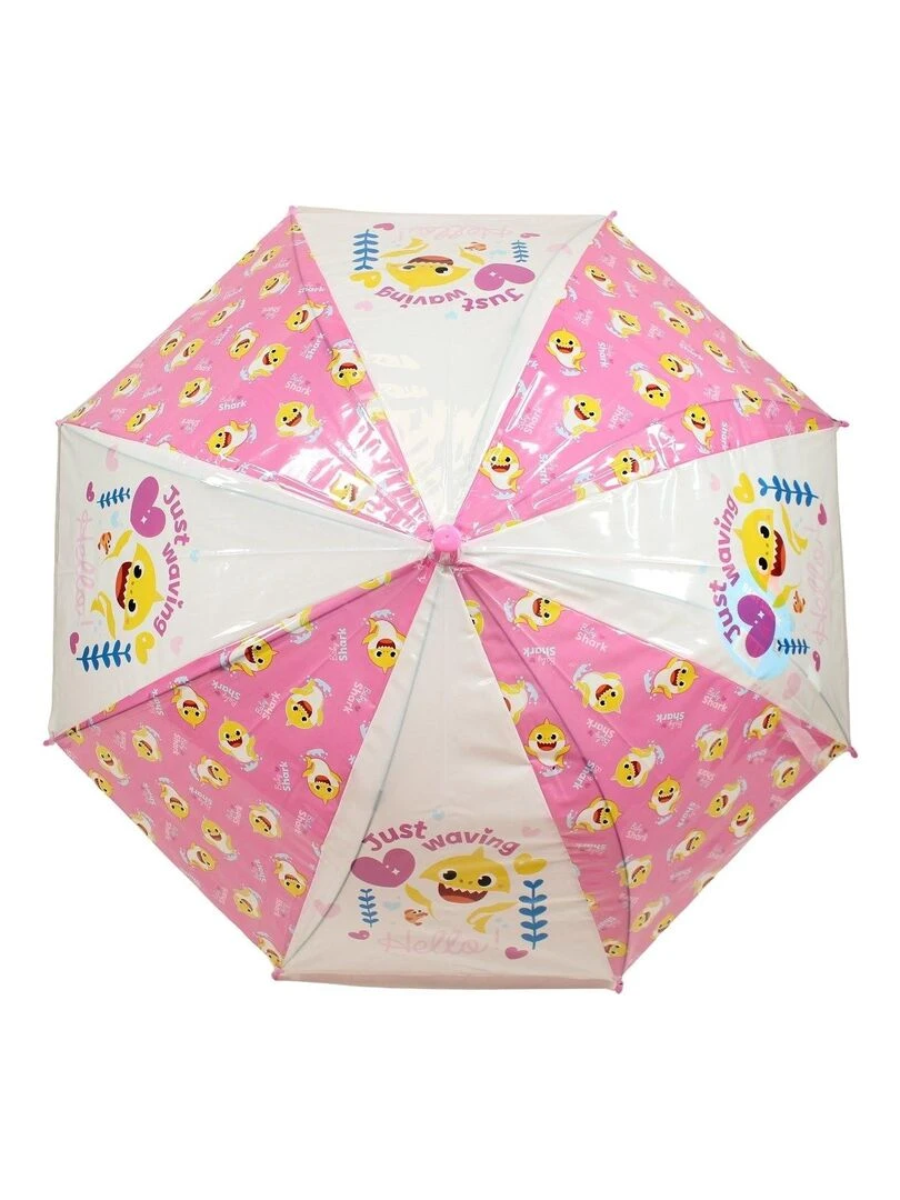 Disney   Parapluie fille imprimé Baby Shark   Rose