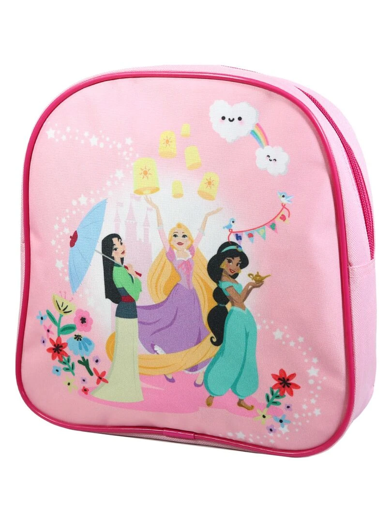 BAGTROTTER Sac à dos gouter 24 cm maternelle Disney Princesses Rose Rose