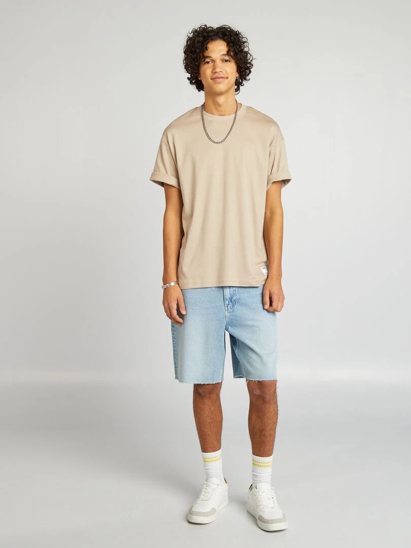 Bermuda en jean Double stone