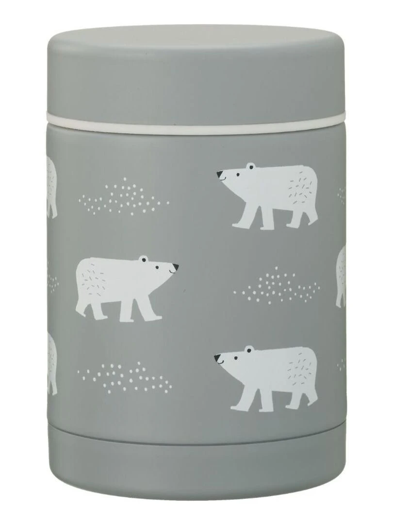 Thermos alimentaire Ours polaire (300 ml) Gris