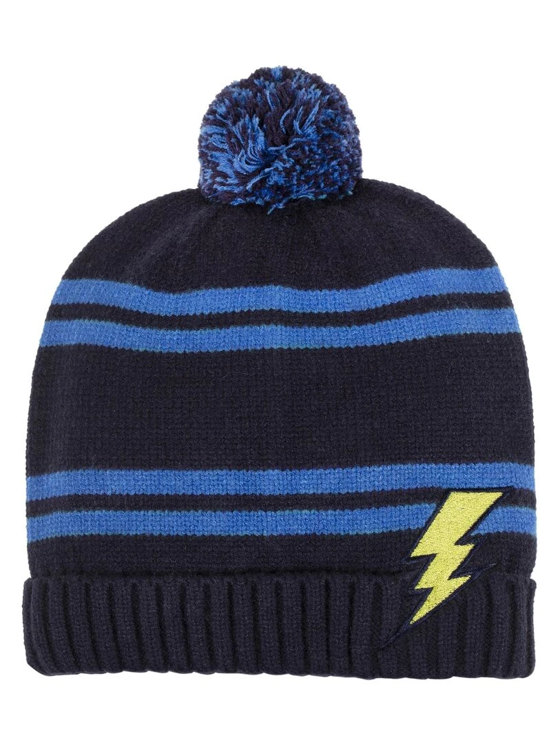 Bonnet maille Enfant 6/8 ans Soft Touch Marine Bleu marine