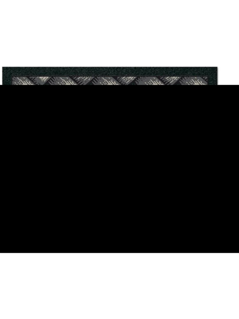 Tapis multiusage Rope tissage Noir