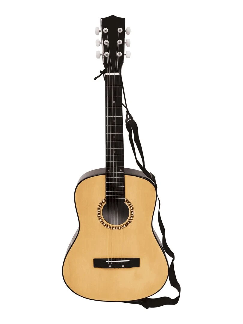 Guitare Acoustique En Bois   91 Cm Avec Housse De Transport   N/A