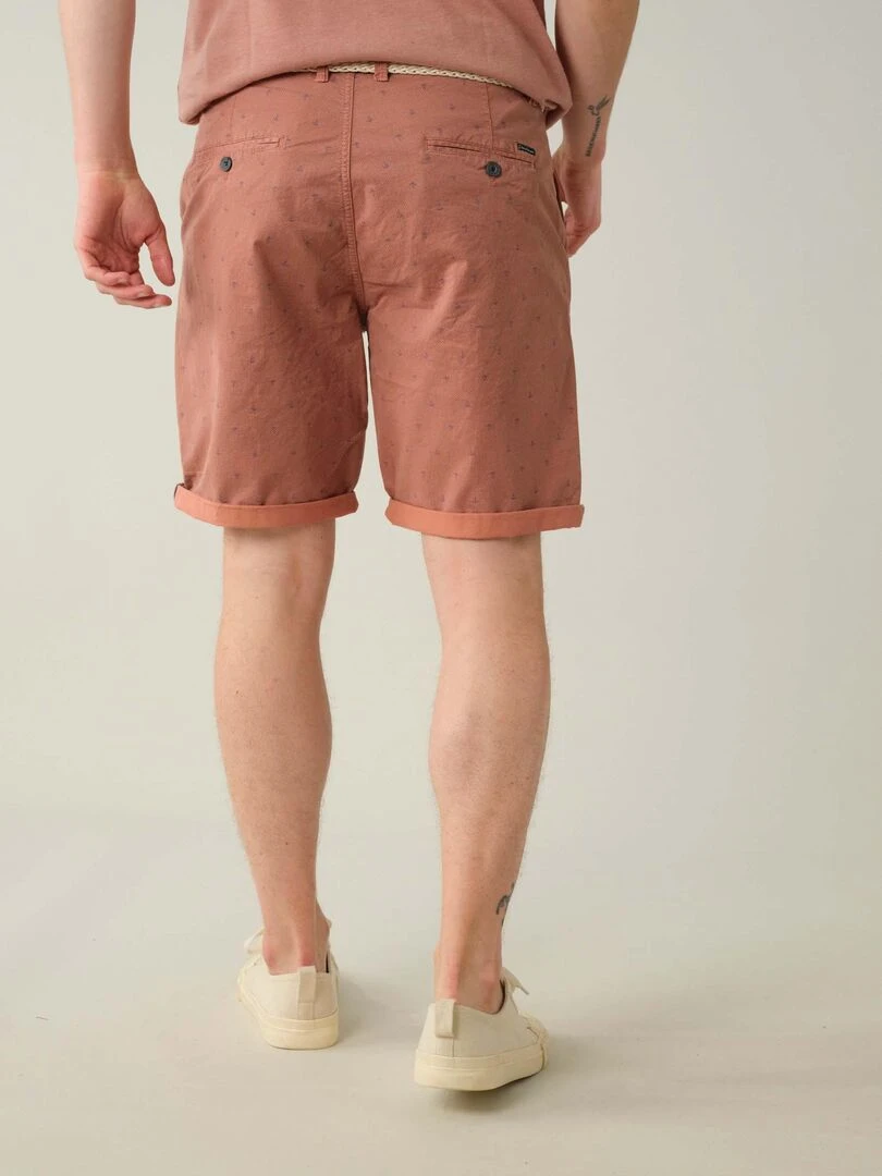 Bermuda en coton pour homme 'Deeluxe'   Rose