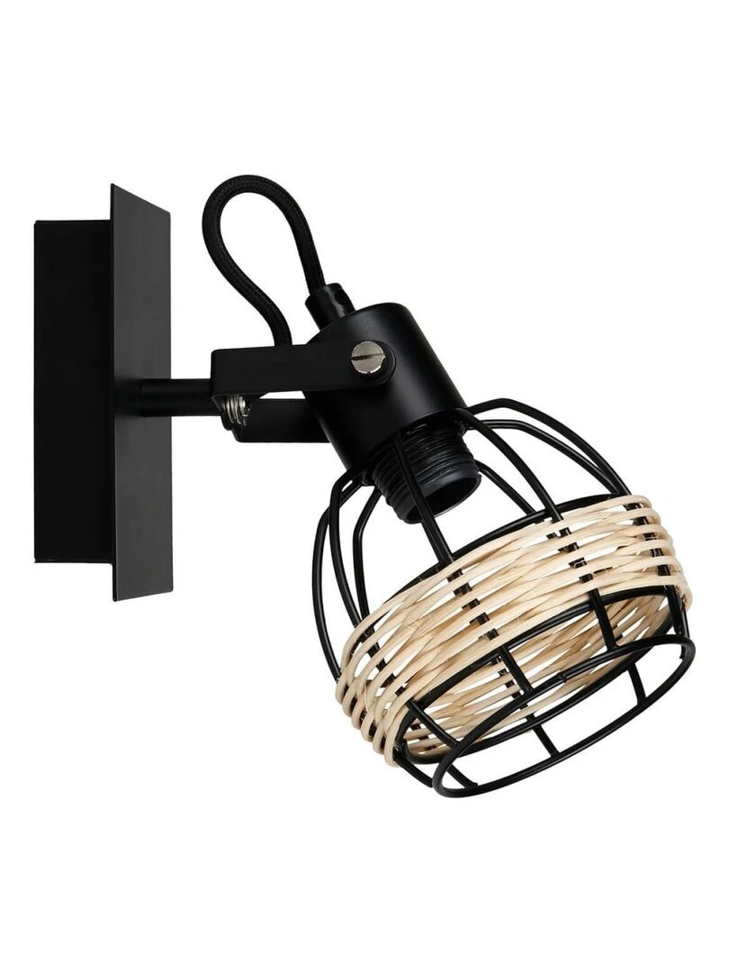 Applique spot orientable Cyrus Noir