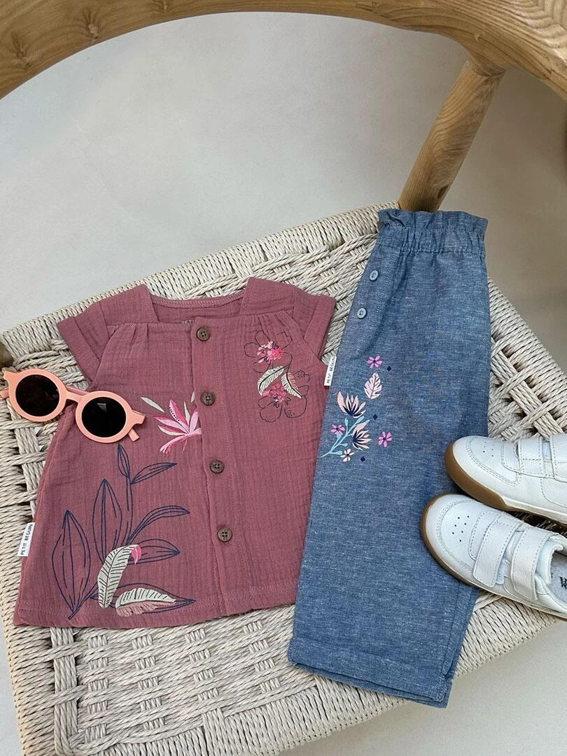 Pantalon bébé Masha   Bleu