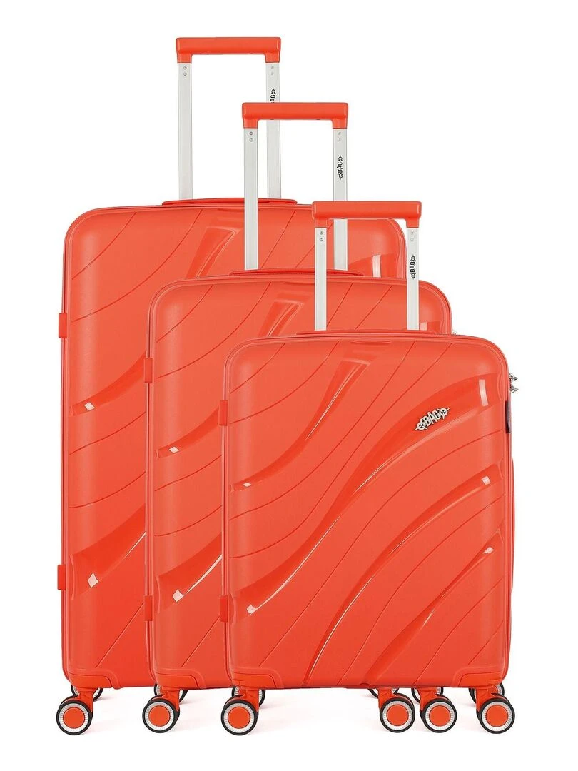 SET DE 3 PERSEE Orange corail