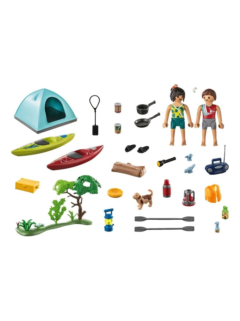 Famille et tente   N/A