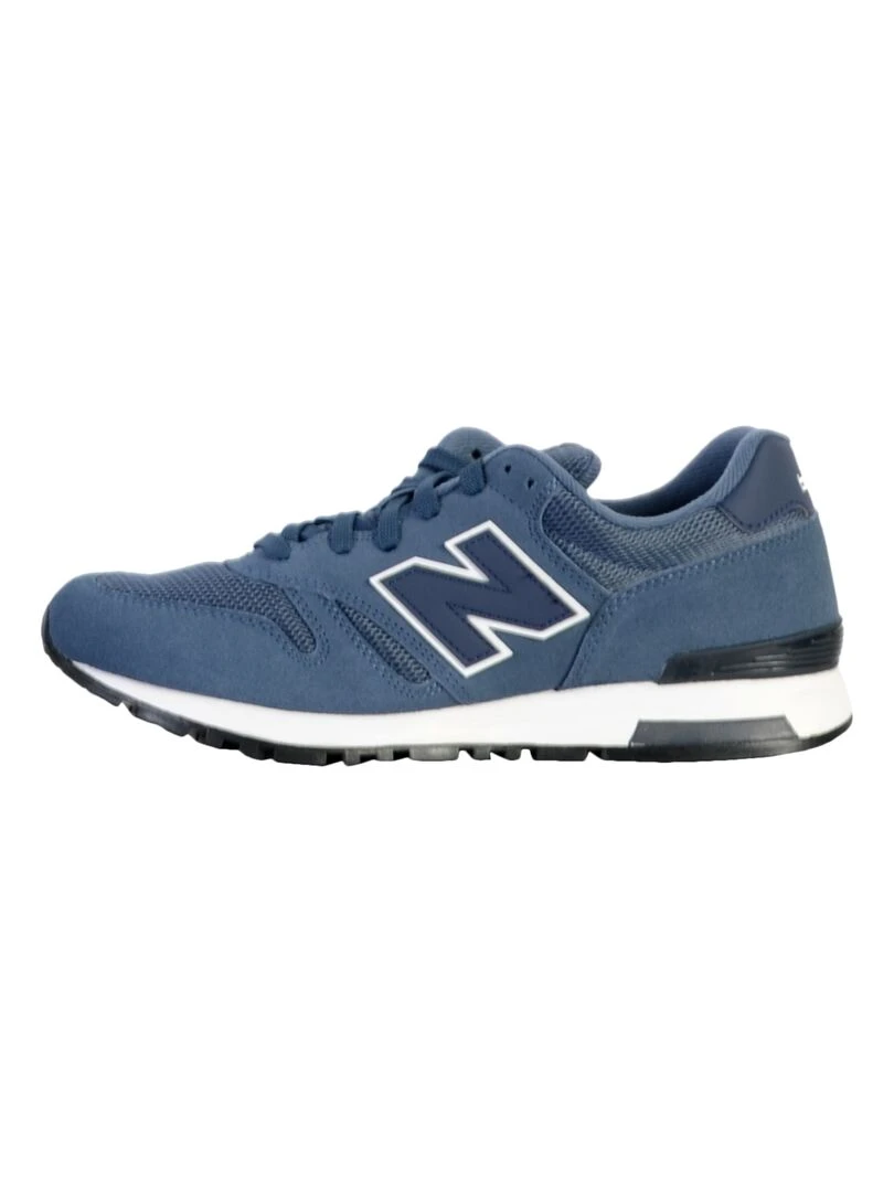 Basket Cuir New Balance 565 Homme Bleu